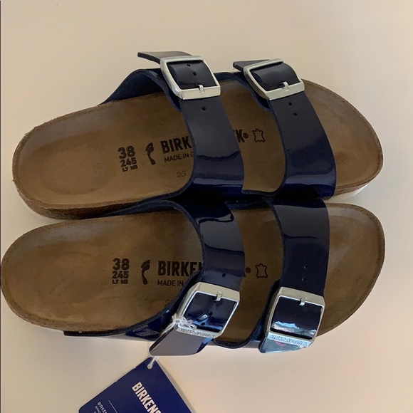 Birkenstock | Arizona BS Sandal Dress Blue Sz 38 7 - Picture 7 of 8